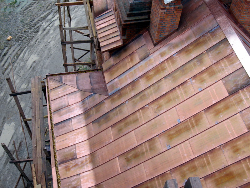 мідна покрівля